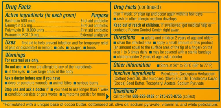 Kem sức Neosporin Original Ointment (1 hộp gồm 3 tuýp)