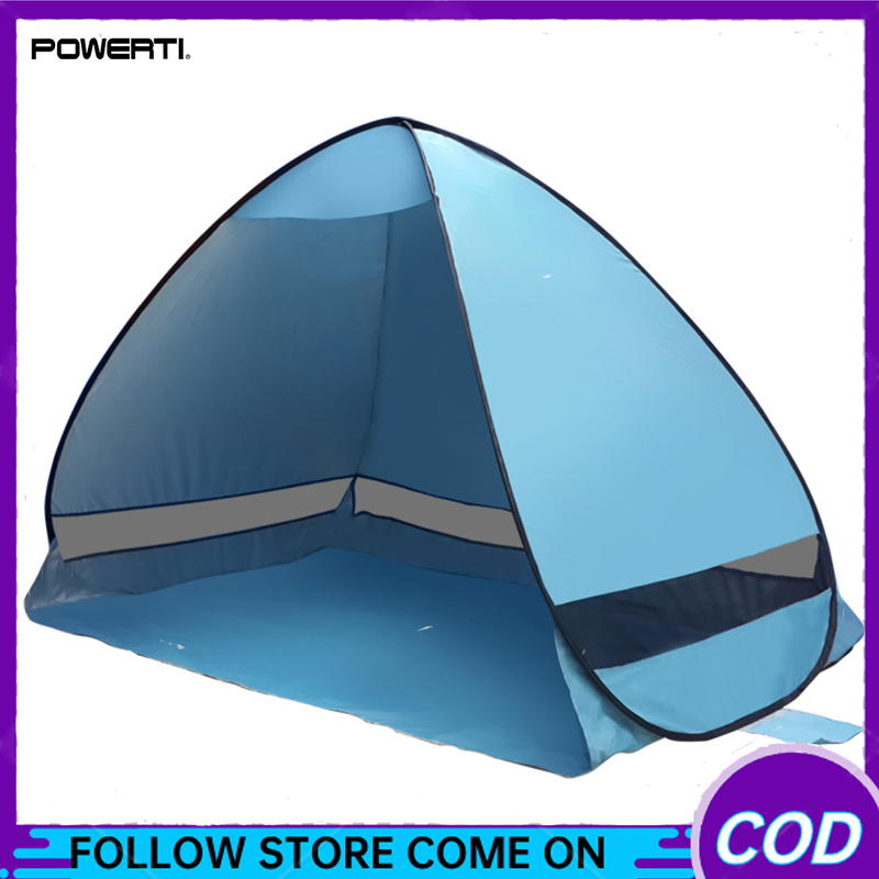 Beach Shelters Sun Protection UV50+ Sturdy Ventilation Camping Tent Lightweight Durable For Beach Garden
