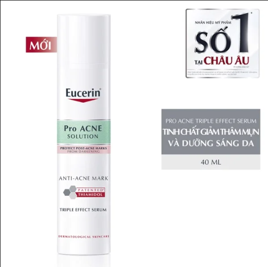 Tinh Chất Giảm Thâm, Dưỡng Sáng Cho Da Mụn Eucerin Acne-Oil Control Pro Acne Triple Effect Serum 40ml