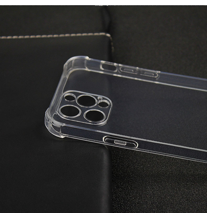 Soft Jelly Case for iPhone12 Mini iPhone 11 Pro Max Clear Transparent Cover iPhone 12 Pro Max Shockproof Shell Skin