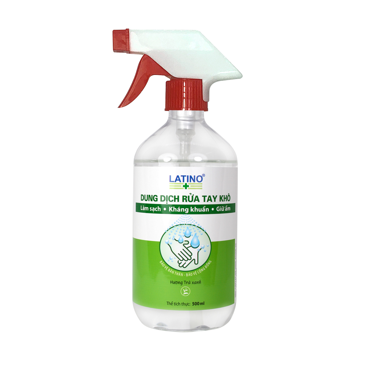 Dung dịch rửa tay khô Latino (500ml)