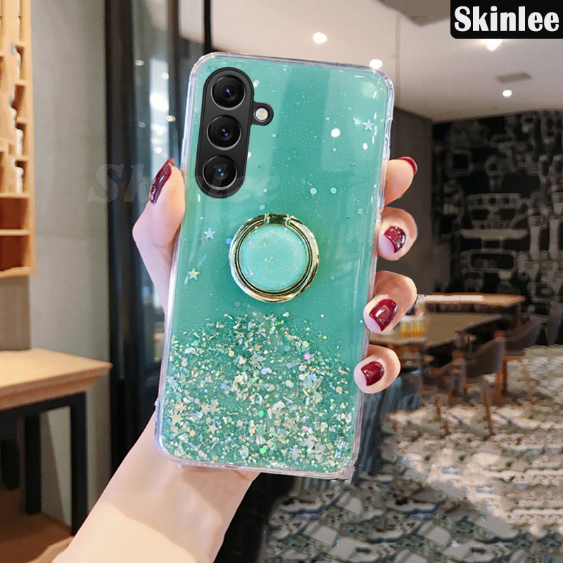 Phone%20case%20For%20Galaxy%20A16%20Back%20cover%20Glitter%20Starry%20Sky%20Bling%20Ring%20Lanyard%20Shiny%20Transparent%20Holder%20Stand%20Girls%20Soft%20Cover%20For%20Samsung%20Galaxy%20A16%20Cover%20cases%20-%20Image%203