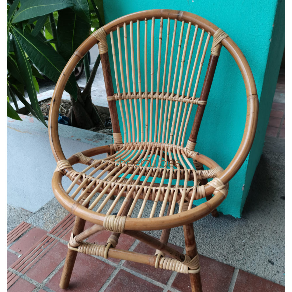 [Trends eMart] PREMIUM Minimalist Rattan Chair for Kids Indoor or ...