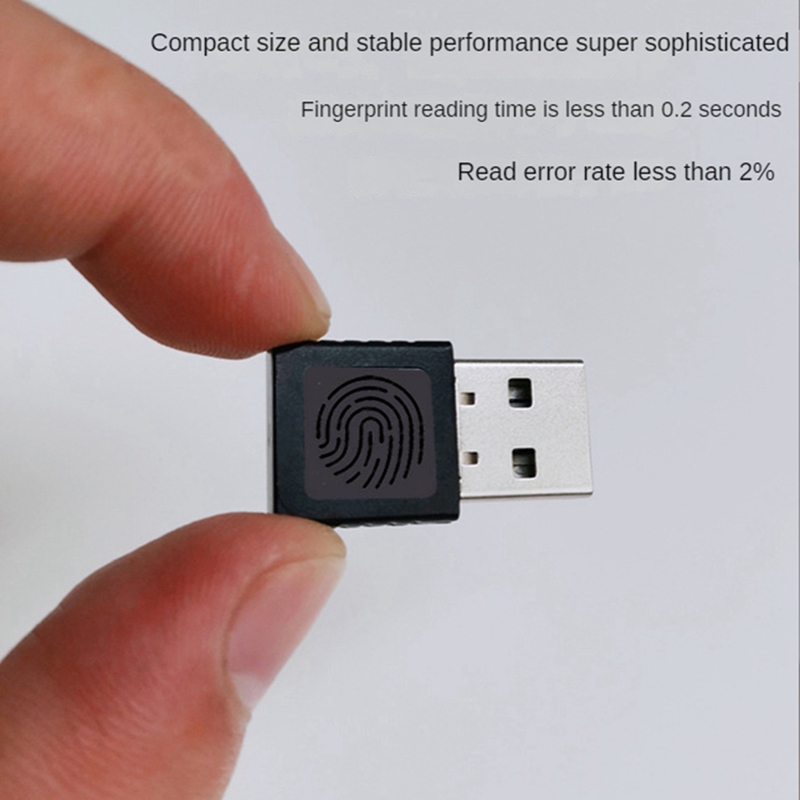 Mini USB Fingerprint Reader Module Device USB Fingerprint Reader for Windows 10 11 Hello Biometrics Security Key