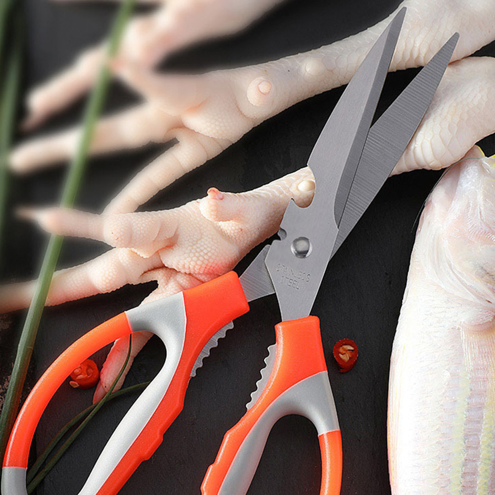Kitchen Scissors Kitchen Bar Supplies Kitchen Food Scissors Kitchen Tools Food Chicken Bone Scissors Household#1 * Scissors