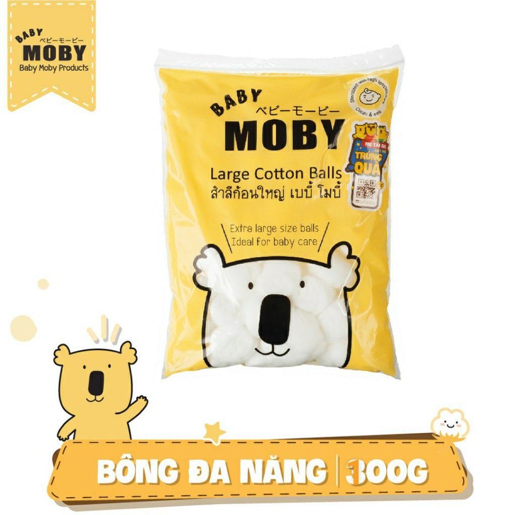 Bông đa năng Baby Moby 100gr