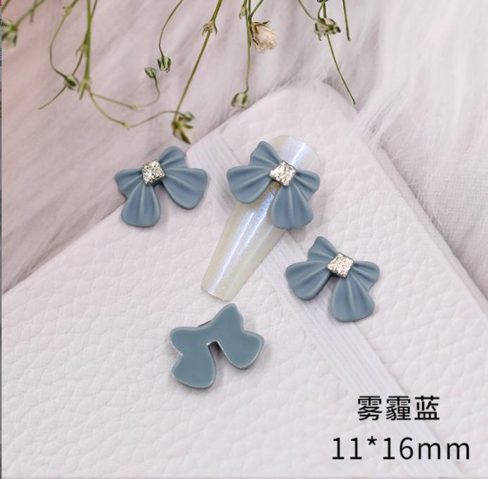 Cặp nơ kiểu lì châu âu trang trí móng nz17