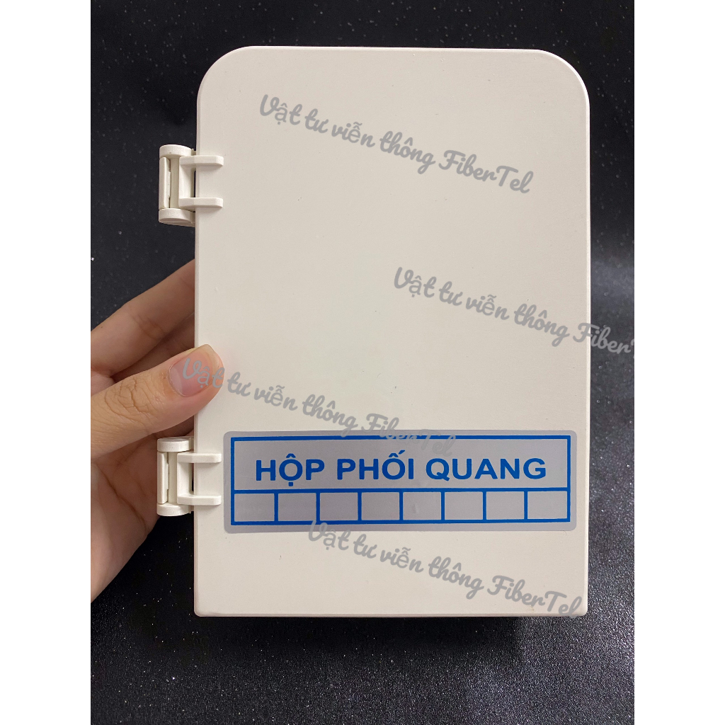 Hộp phối quang odf nhựa indoor 8fo cao cấp chính hãng bảo hành lâu dài 1 đổi 1