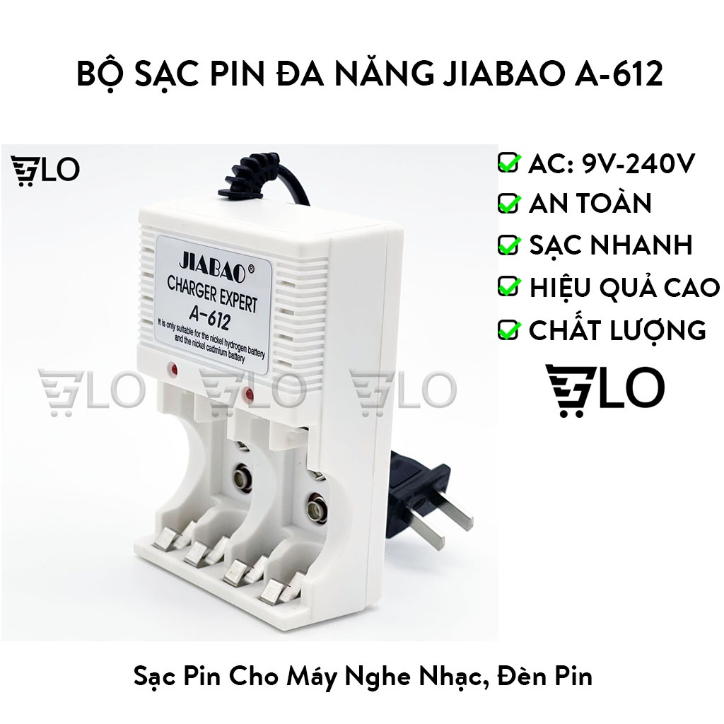 Bộ sạc pin đa năng jiabao a-612