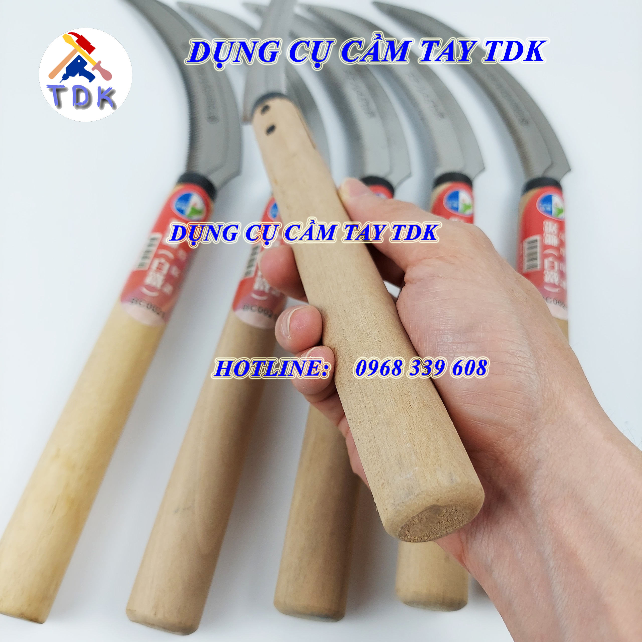 Liềm cắt cỏ siêu bén, liềm gặt lúa, cắt lúa nhập khẩu Đài Loan BC0021 Buddy