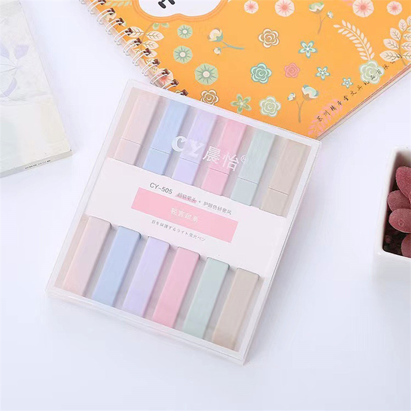 Marker Pen Highlighter Soft Marker Hand Account Stationery Markers Pens DUJU. 
