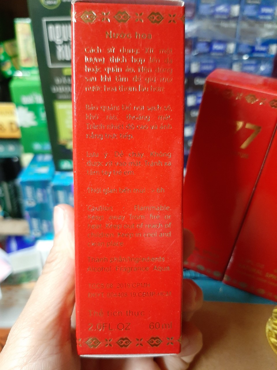 Nước Hoa 777 Đỏ 30ml - 60ml