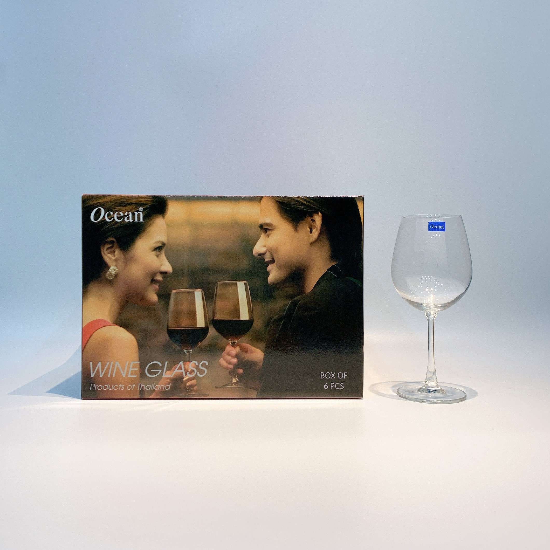 (Thủy tinh - Ocean.15A21) BỘ 6 LY RƯỢU VANG MADISON BORDEAUX - 600ML
