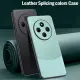 For Redmi 14C 13C 12C Case 360 Degrees Protection Leather Soft Border Anti-fingerprint Color Blocking Design For Xiaomi Redmi 12C 13C 14C Back Cover. 