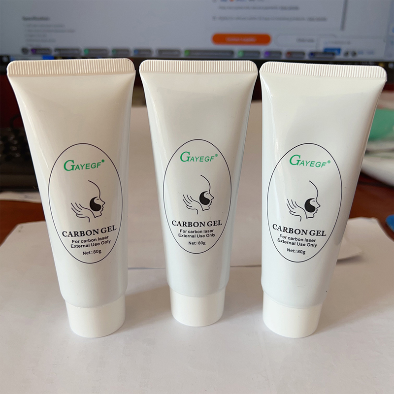 【Deal】 Carbon Black Gel for ND YAG Skin Peeling Skin Rejuvenation Moisturizing Whitening Deep Cleaning.
