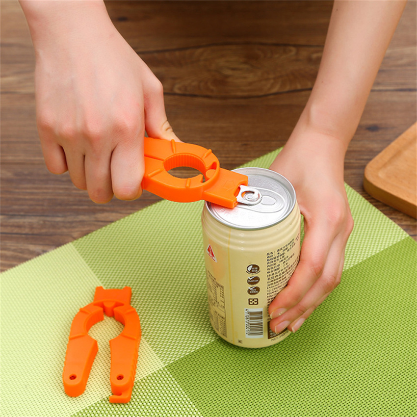 ⚡️Fast Delivery⚡️Creative Plastic Multi-Function Bottle Can Opener Lady Portable Three-In-One Can Opener Outdoor Home Kitchen Party Bar Beer Tool
