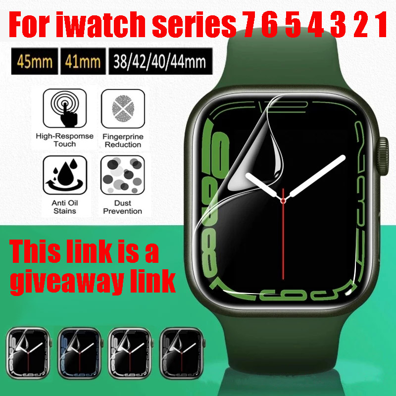 compatible for Apple Watch Ultra 49mm iwatch series 8 7 41mm 45mm Soft Screen Protector Clear Full Protective Film for iWatch 38mm 40mm 41mm 44mm Protective Film Lazada Singapore