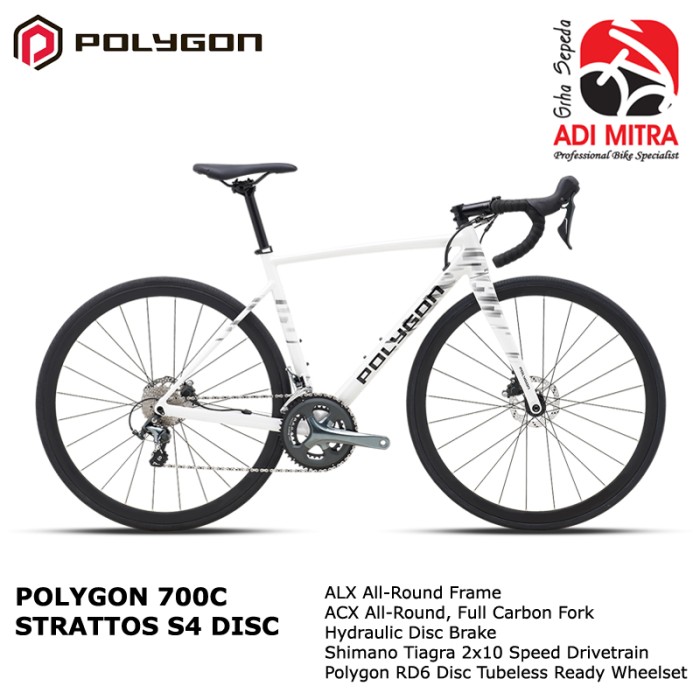 Polygon Strattos S4D 700C Road Bike Sepeda Balap Lazada Indonesia