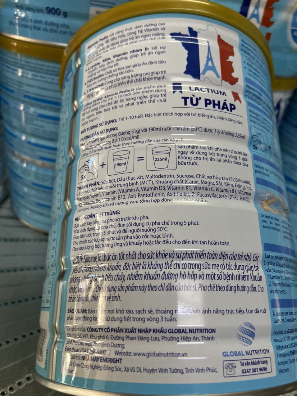 (Date tháng 5/2025) Sữa Alponte Pedia 800g