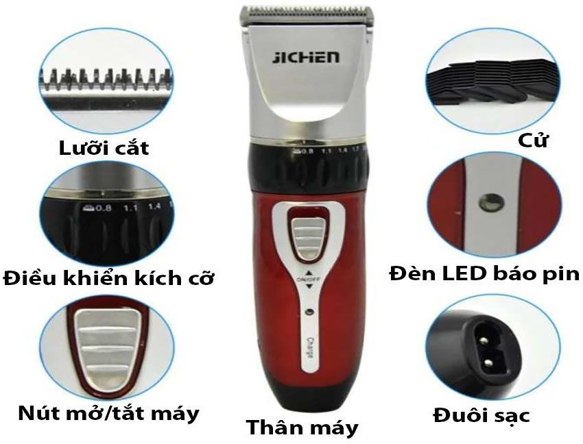 Tong do cat toc cho tre em - tông đơ cắt tóc Codos T6. Tăng đơ Cosdos T6 Cao Cấp. Thiết Kế Tinh Tế, Lưỡi Cắt Sắc, Không Gỉ Sét Mang Đến Cho Bạn Mái Tóc Đẹp Và Ấn Tượng