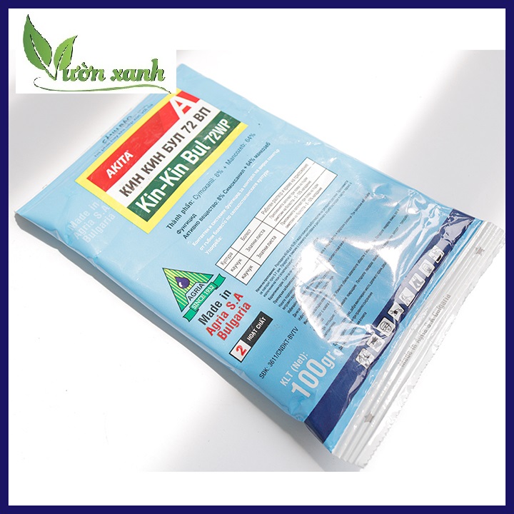 Thuo c trừ bệnh  cao cap Kin Kin Bul 72WP 100gr