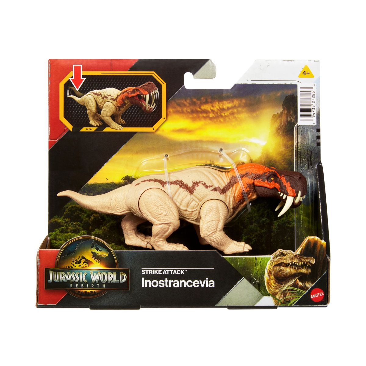 Đồ Chơi Mô Hình SaGa Khủng Long Tấn Công Inostrancevia JURASSIC WORLD MATTEL JCL58/JGB77