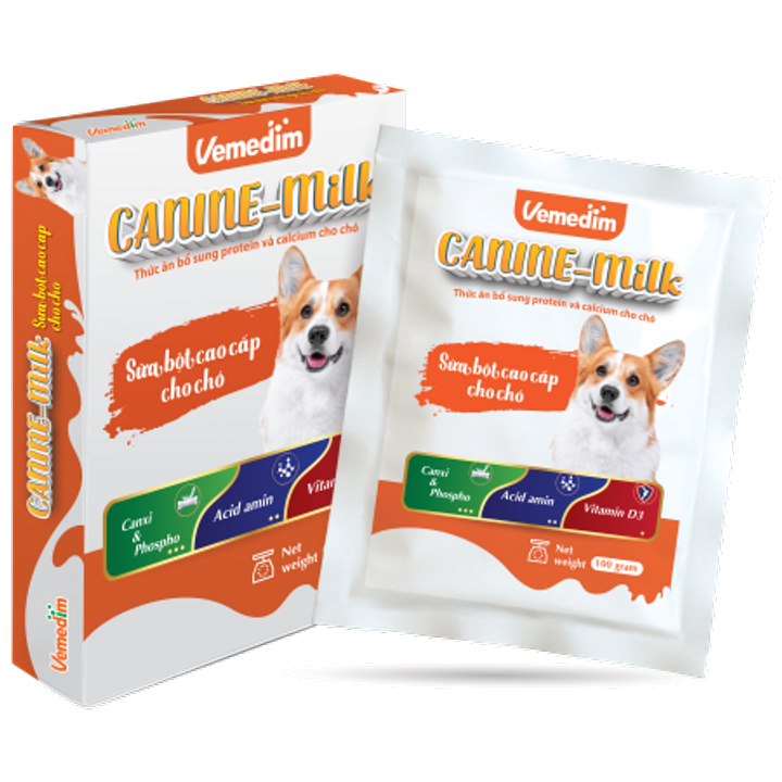Sữa bột cao cấp cho chó - Canin Milk (100g)