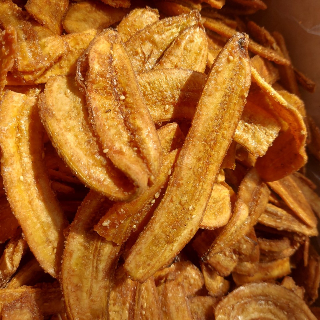 500g Chuối sấy mè giòn.