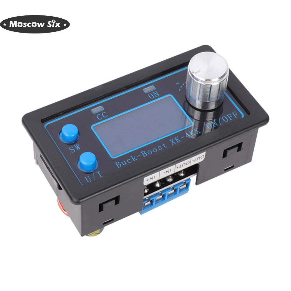 Dc dc buck boost converter power module cc cv 0.5-30v 35-50w 4a power supply module lcd display support solar charging