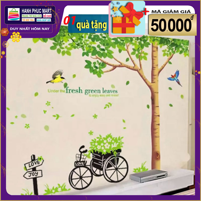 (Size Lớn) Decal dán tường BIG TREE HPM1098
