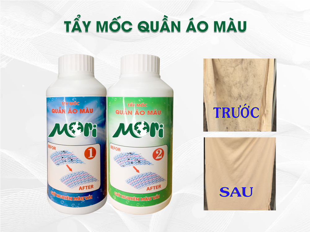 Tẩy mốc quần áo