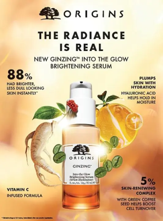 into the glow brightening serum