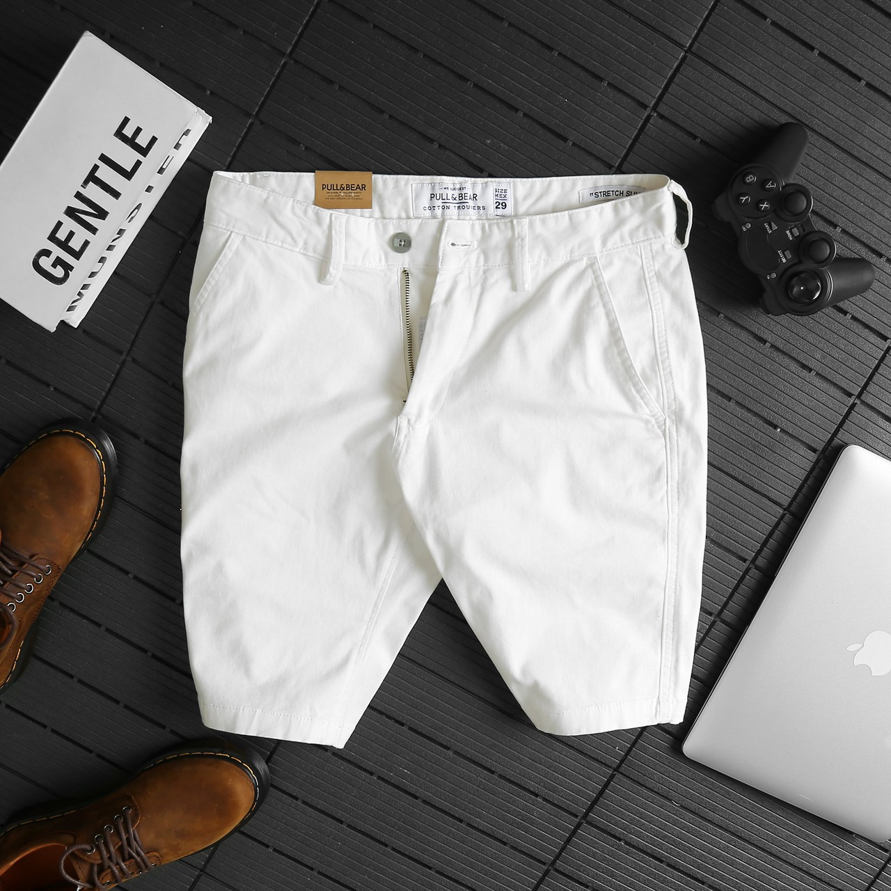 Quần Short Nam Cao Cấp Mềm Mịn Màu Kem, Quần Đùi Nam Thời Trang, Màu Trẻ Trung Phong Cách Hàn Quốc, DOKI SKA