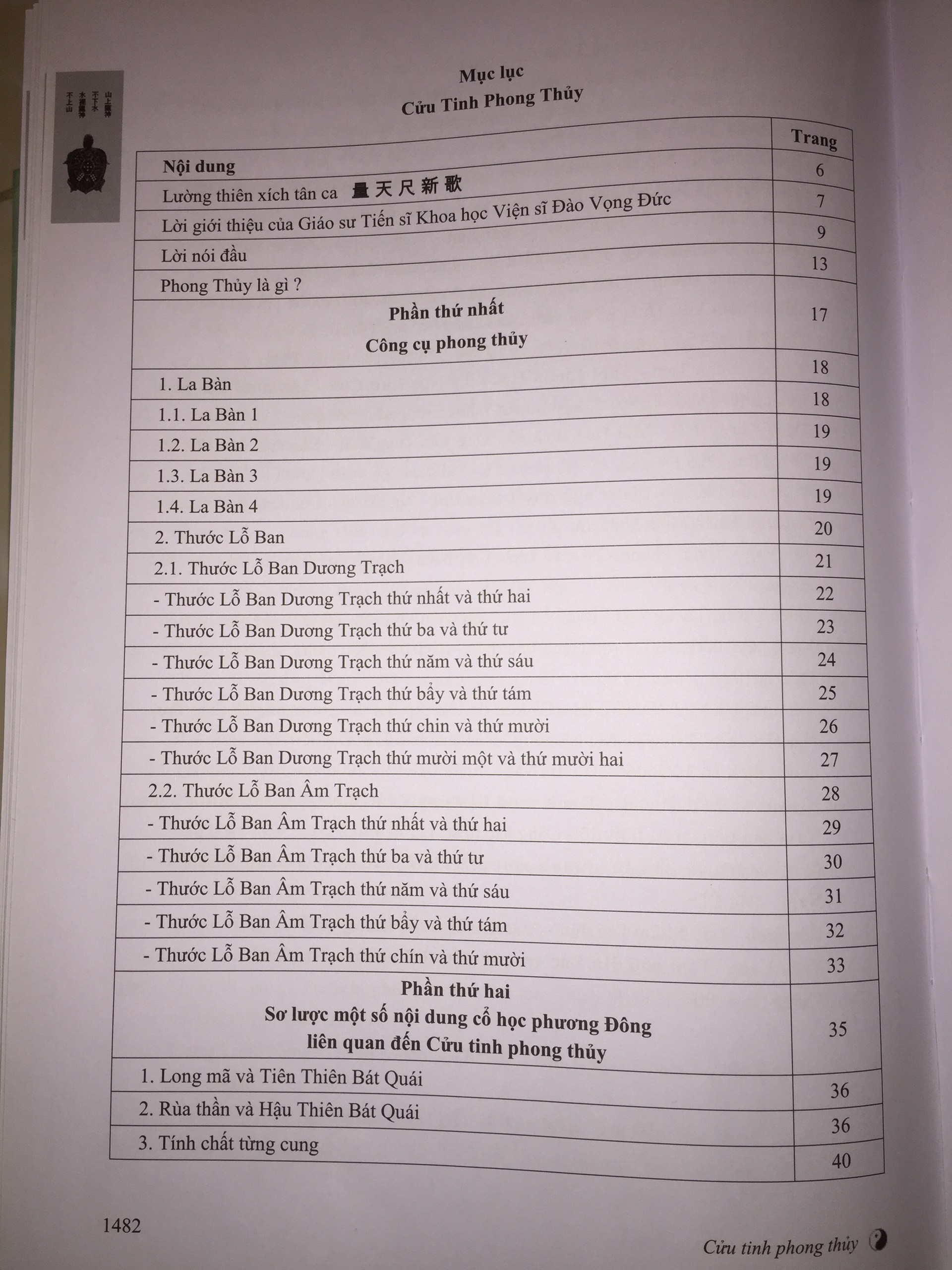Sách Cửu Tinh Phong Thủy