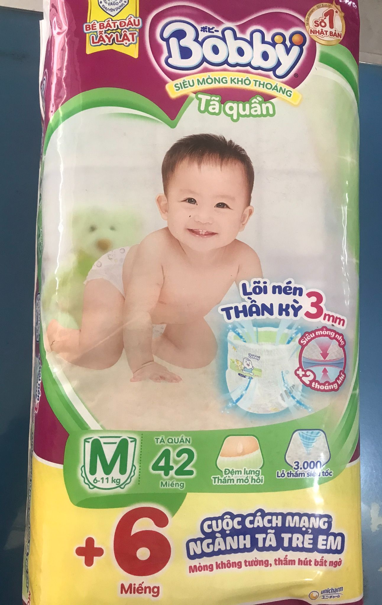 Bỉm Quần BOBBY L38/XL34/XXL30