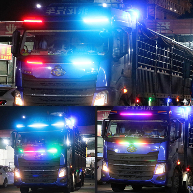 NEW 【Innovative design】24v Truck Lights Van Led Strip Rgb Lorry Brake ...