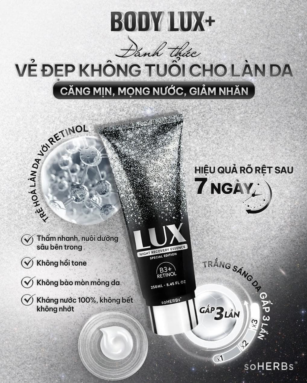 [CHÍNH HÃNG] Kem body LUX soHERBs date mới