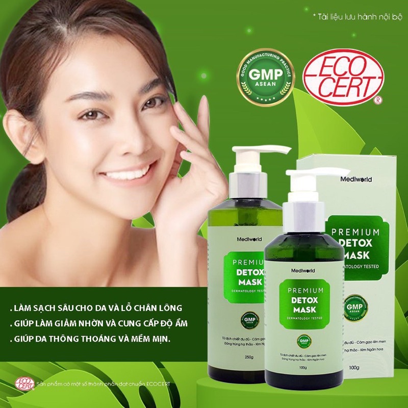 Mặt nạ Thải độc bio PREMIUM DETOX MASK MEDIWORLD