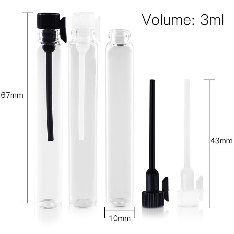 [HCM] Combo 10 Chai Chiết Nước Hoa Thủy Tinh 1-2-3ML