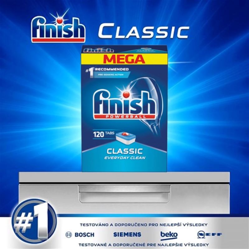 VIÊN RỬA CHÉN BÁT FINISH CLASSIC 120 VIÊN