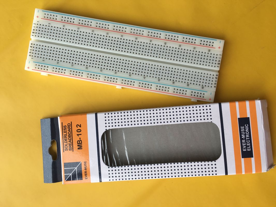 Breadboard MB-102 165x55x10mm - 830 Lỗ (Board test, cắm linh kiện )