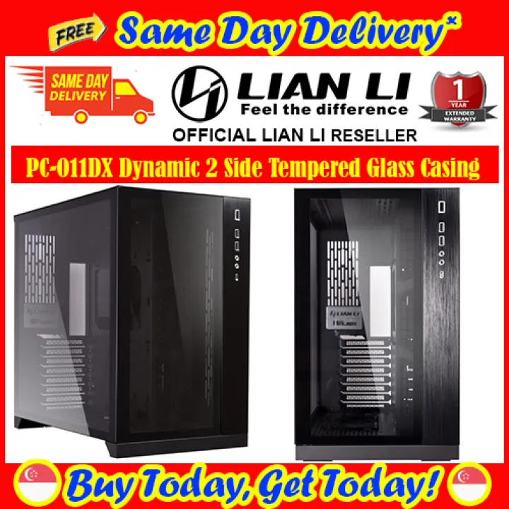 Free Same Day Delivery Lian Li Pc O11dx Pc O11dw Dynamic Space Optimization Tempered Glass