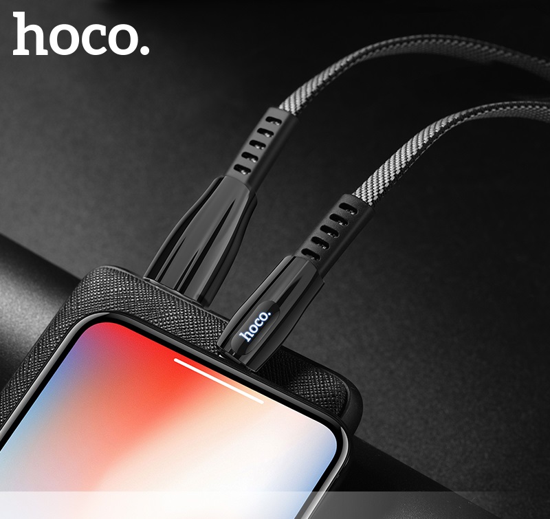 Cáp Sạc Nhanh 2.4A Hoco U70 Cổng Lightning Cho Iphone