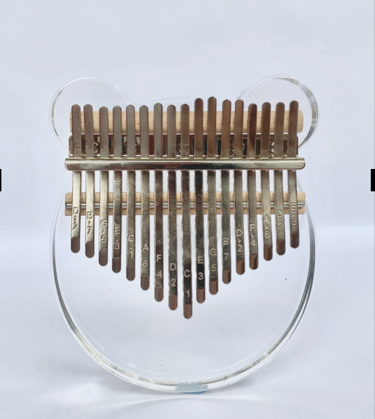 Kalimba Pha Lê 17 Phím Dáng Gấu WOIM