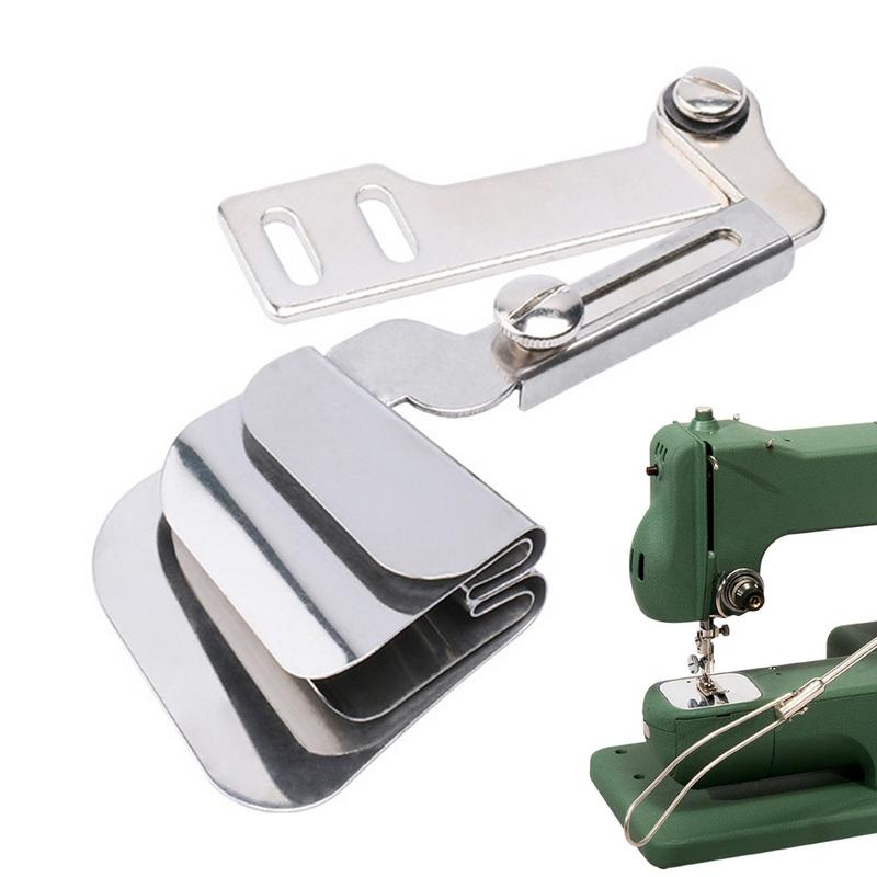 【HorizonShop】Sewing Foot Double-Layer Fabric Seaming Pulley Binder Swing Hemming Sewing Machine Presser Tool. 