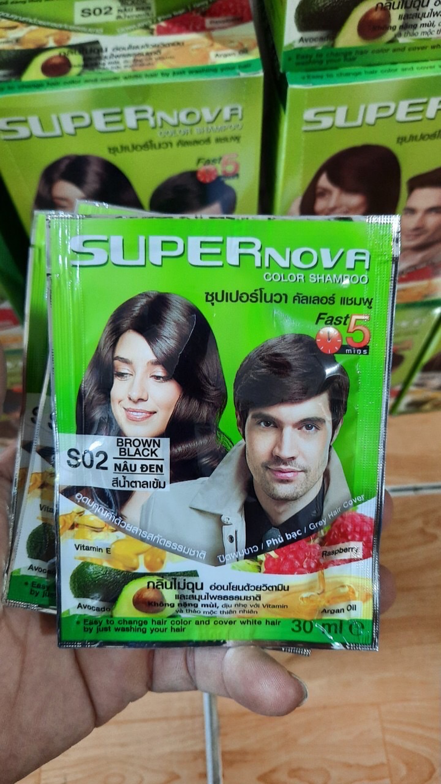 [Hcm]Super Nova Herbal Hair Dye with Long Lasting Color