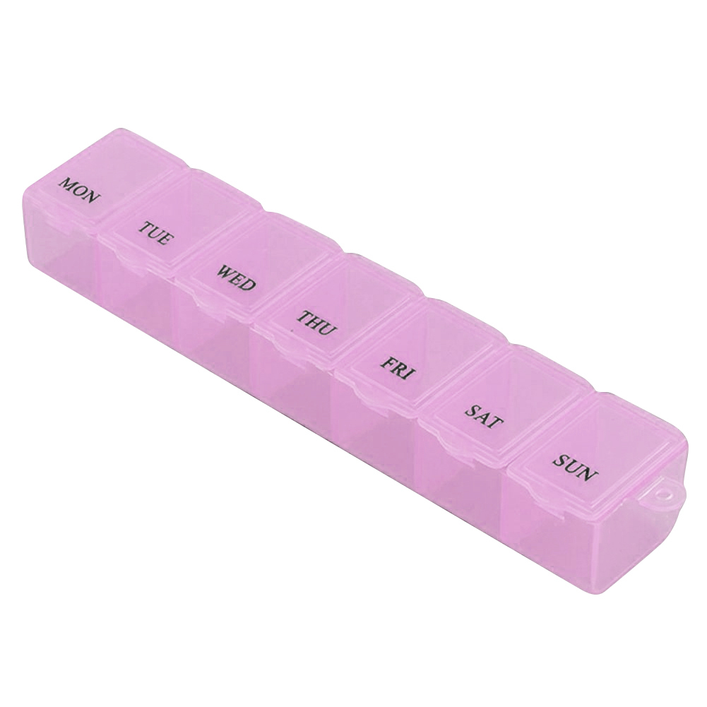 1PC Tablet Storage Box Portable Travel Organizer Medicine Tablet Dispenser Small Pill Box Weekly Pill Case Capsule Storage Case