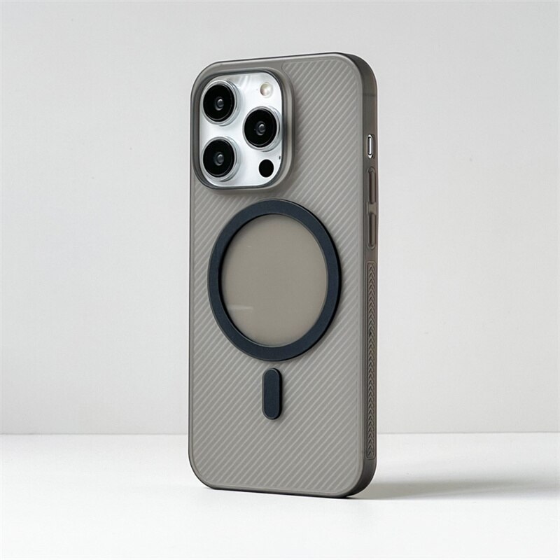 Cscr ultra thin twill magsafe matte phone cases for iphone 15 14 13 pro phone case clear hard plastic back cover