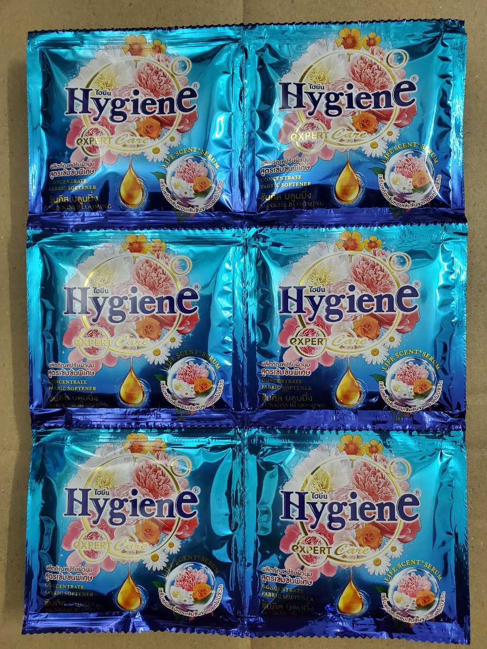 (SGT) Nước xã vải HYGIENE đậm đặc gói 20 ml- Dây 12 gói ( Thái lan)