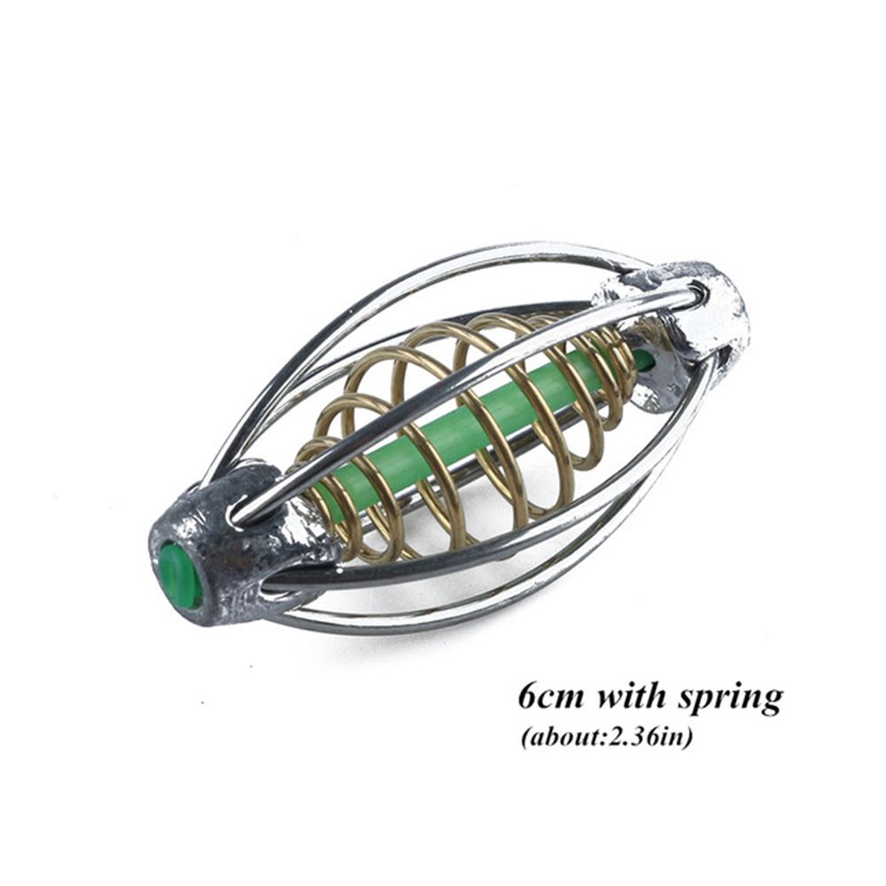 HSNXS 5/6/7cm Lead Swivel Spring Fishing Feeder Sinker Fishing